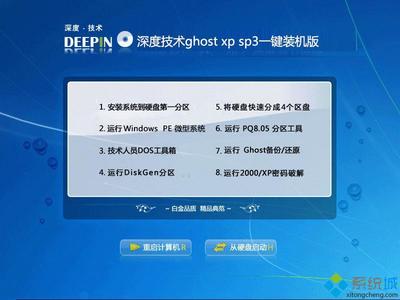 深度完美XP標準版下載與計算機系統集成及技術維護